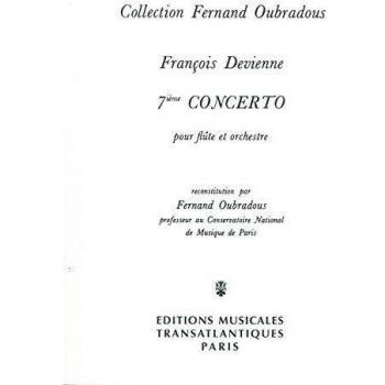 François Devienne: Septième Concerto