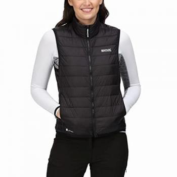 Chaleco térmico Regatta Hillpack para mujer, impermeable, ligero y fabricado con materiales reciclados en color negro