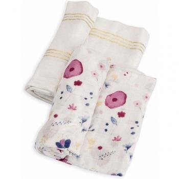 Little Unicorn LUM-B-FG-XLII - Paños de muselina, unisex