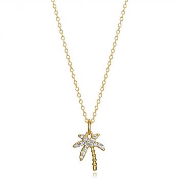 Collar Viceroy Trend 61077C100-08 baño de oro