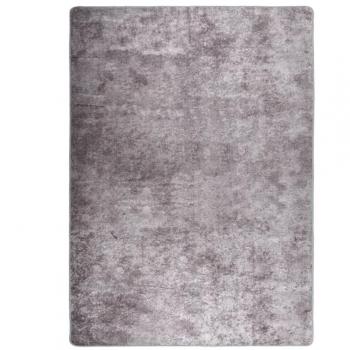 Alfombra de área lavable antideslizante multicolor 150x230 cm en colores negro, gris, dorado, beige y dorado para sala de estar, dormitorio y salón