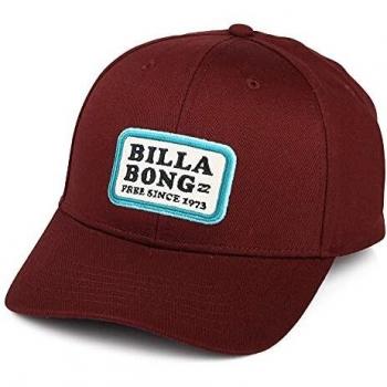 Billabong Walled Snapback - Gorra de algodón borgoña Talla única