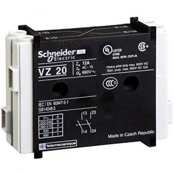 Schneider Electric VZ7 - Módulo de interruptor auxiliar para Tesys Vario, 1NC + 1NA, 2 contactos auxiliares
