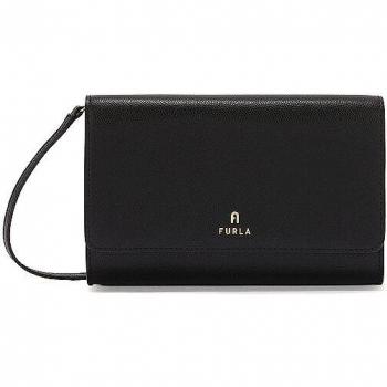 Furla Camelia Mini Crossbody Bag - Black Leather Wallet for Women
