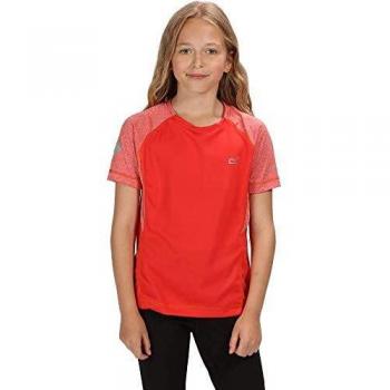 Regatta Dazzler II Quick Drying Reflective Active Camiseta, Infantil, Coral Blush/Coral Blush, 13 Años