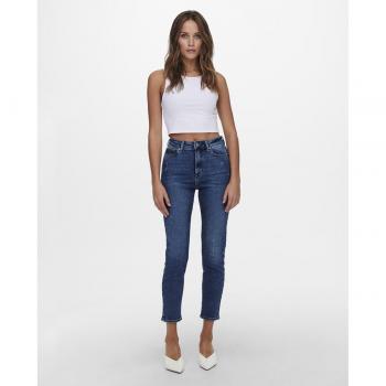Only Women's Straight Cut High-Waisted Stretch Jeans