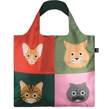 Bolsa Reutilizable de Tela con Diseño de Gatos por Stephen Cheetham