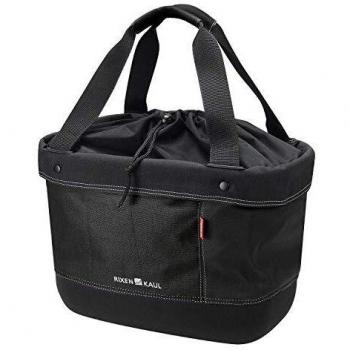Rixen und Kaul Shopper Lenkertasche Klickfix Alingo Cesta para Manillar, Mujer, Negro, DE: 38 x 26 x 24 cm