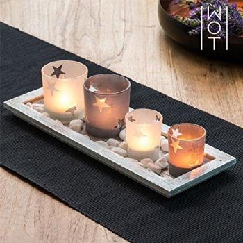 Centro de Mesa con Portavelas Wagon Trend