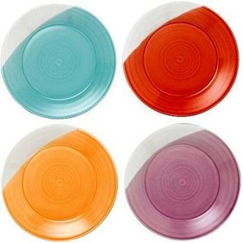 Royal Doulton 1815 1815TW26728 23cm Side Plate Mixed Set of 4, Porcelain