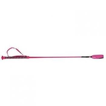 Cravache de equitación para niños Q-essentials Felix - 65 cm - Rosa