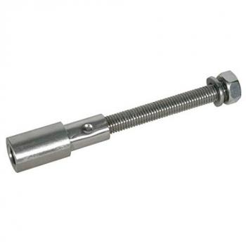 M10/10 Threaded Adapter 132mm V4A Stainless Steel Grounding Connector