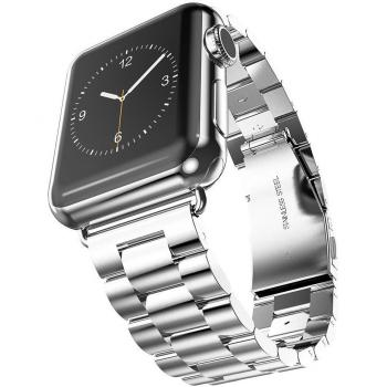 XIHAMA Correas para Apple Watch de 42 mm, Correa de Acero Inoxidable para Apple Watch Todo Modo