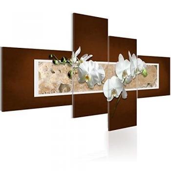 murando Cuadro en Lienzo 200x95 - Impresión de 4 Piezas Material Tejido no Tejido Impresión Artística Imagen Gráfica Decoracion de Pared - flores 051422