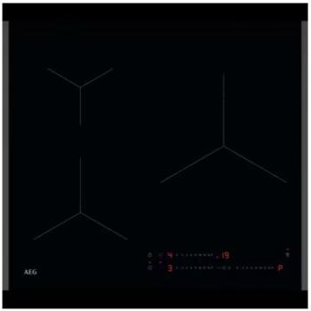 Placa de Inducción AEG TO63IV00FB, 60 cm, 3 Zonas de Cocción, Flexinducción, Hob2Hood, Negro