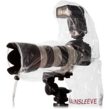 OP/TECH USA Rainsleeve - Funda impermeable para cámara DSLR con flash, paquete de 2