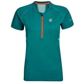 Dare 2b Jersey - Camiseta Deportiva Ligera para Mujer, Mujer, Color CaribbeanGrn, tamaño XL