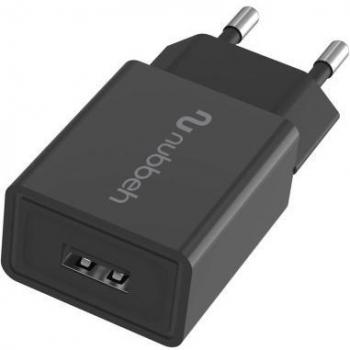 Cargador de Pared Nubbeh USB-A 10W 2A Negro