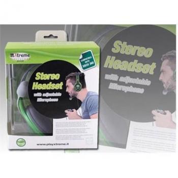 Auriculares Diadema Estéreo con Micrófono Verde para Xbox 360 - Xtreme 65408