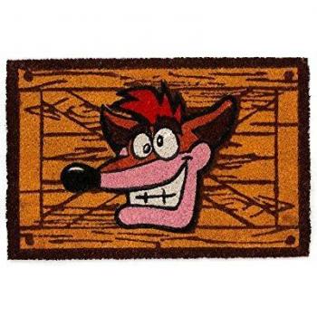 Pyramid International GP85264 Felpudo Entrada Casa Crash Bandicoot, Multicolor, 40 x 60 cm