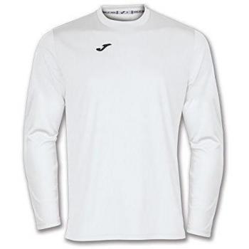 Joma Combi Long Sleeve Sports T-Shirt for Men - White - Size S