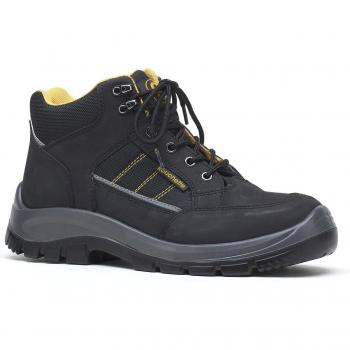 Rouchette Hamilton Safety Shoes - Black, Size 41, Men's Protective Footwear