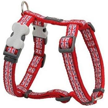 Arnés para Perro Red Dingo STYLE UNION JACK FLAG 36-54 cm Rojo 30-48 cm