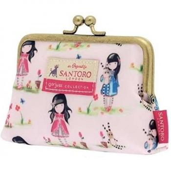 Santoro - Monedero grande con cierre 337gj03 gorjuss pastel print