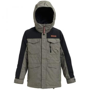 Burton Covert Chaqueta de Snowboard, Niños, Gris