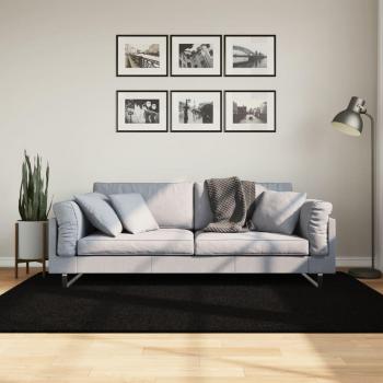 Alfombra de pelo corto suave lavable HUARTE 140x200 cm Color Antracita, Beige, Crema y más - Alfombra de Piso para Sala de Estar Dormitorio Habitación Salón