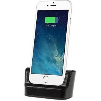 MTP iPhone 6 4.7, iPhone 6S 4.7 Cargador de Escritorio, Estación de Carga, Docking station - Negro