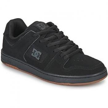 Zapatilla DC Shoes Manteca 4 para Hombre - Negro, Cuero, Suela de Goma