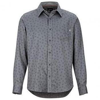 Marmot Fairfax Midweight Flannel LS - Camiseta de Manga Larga para Hombre, Hombre, 44550-1546-6-XL, Cinder Marmot Jacquard, Extra-Large