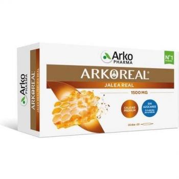 Arkopharma Arkoreal Jalea Real 500 mg Pack Vitalidad Sin Azúcar - 40 Ampollas