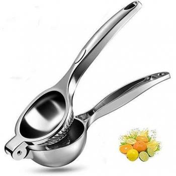 Exprimidor Manual de Limón,Sucastle Extractor de Jugo de Una Sola Prensa,Exprimidor de Cítricos de Lima,Exprimidor de Cítricos, Resistente, Seguro, Rápido y Eficaz, Súper Fácil de Limpiar.