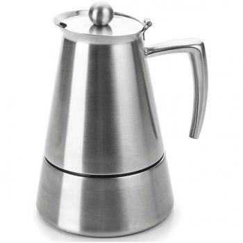 Cafetera Express Inox Hyperluxe Lacor - 6 Tazas