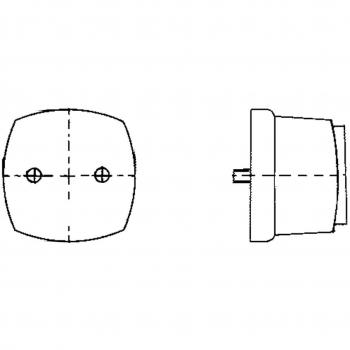 Luz de posición delantera HELLA 2PG 003 057-011 - Luz de posición, marca HELLA, modelo 2PG 003 057-011