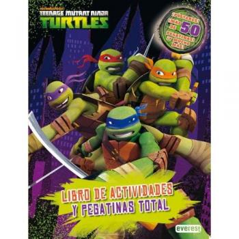 Teenage Mutant Ninja Turtles. Libro de actividades y pegatinas total: ¡Pósteres! ¡Más de 50 pegatinas! ¡Y mucho más!