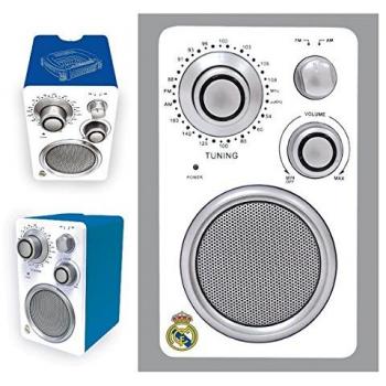 Seva Import Real Madrid Radio, Unisex Adulto, Negro, Talla Única