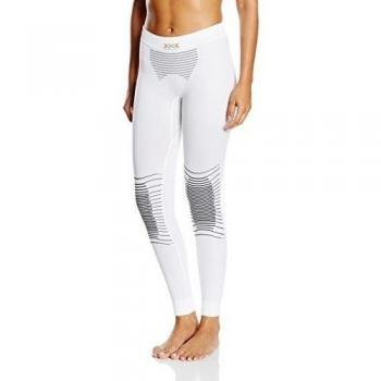 X-Bionic Adulto Ropa funcional Mujer Energizer MK2 UW Pantalones Long - Blanco/Negro, S/M