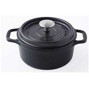 Cocotte Ronda de Hierro Fundido Esmaltado 24 cm Negra Invicta