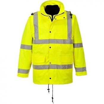 Chaqueta Transpirable Hi Vis Amarilla 300D Oxford Weave Clase 3 M