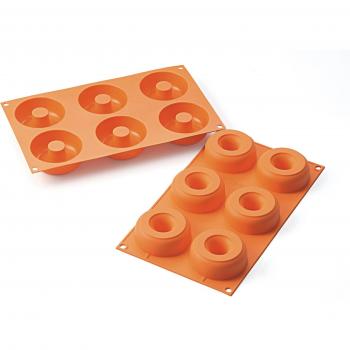Molde de silicona para donuts Silikomart