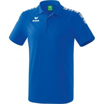 Erima Essential 5-C Short Sleeve Polo Shirt New Royal/White S Male