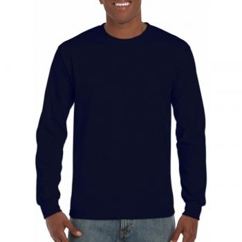 Gildan Mens Plain Crew Neck Ultra Cotton Long Sleeve T-Shirt