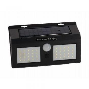 Luz solar con sensor de movimiento para iluminación exterior - 19.5 x 12.4 x 4.3 cm