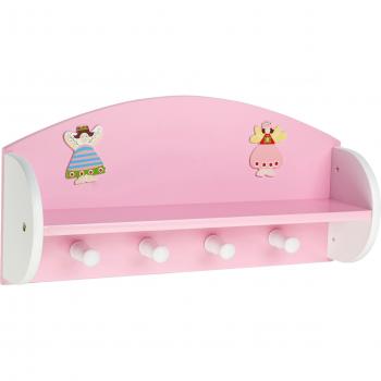 Zeller 13448 Princess - Estante con perchero infantil de tablero DM