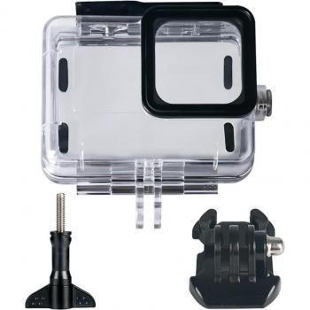 Carcasa Impermeable Subacuática 50M para Cámara de Acción Gopro Hero 9 Negra
