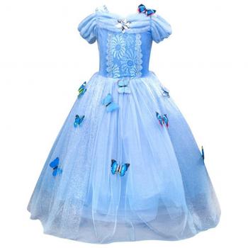 Le SSara Princesa de las niñas de Navidad disfraces cosplay vestido de mariposa