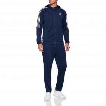 Adidas Re-Focus TS Chándal, Hombre, Azul/Blanco